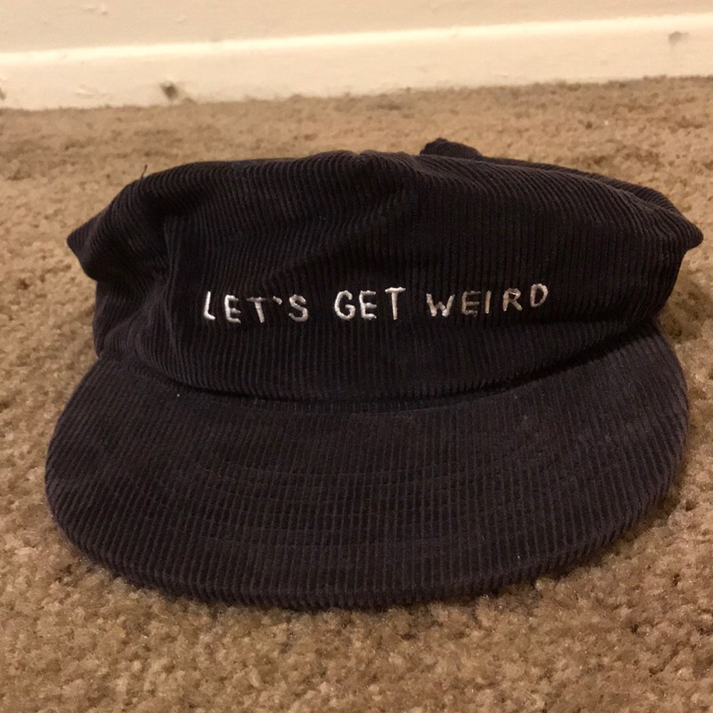 LETS GET WEIRD five panel hat